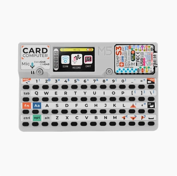 Oficial M5STACK Cardputer StampS3 microcontrolador 56 teclas teclado cartão computador