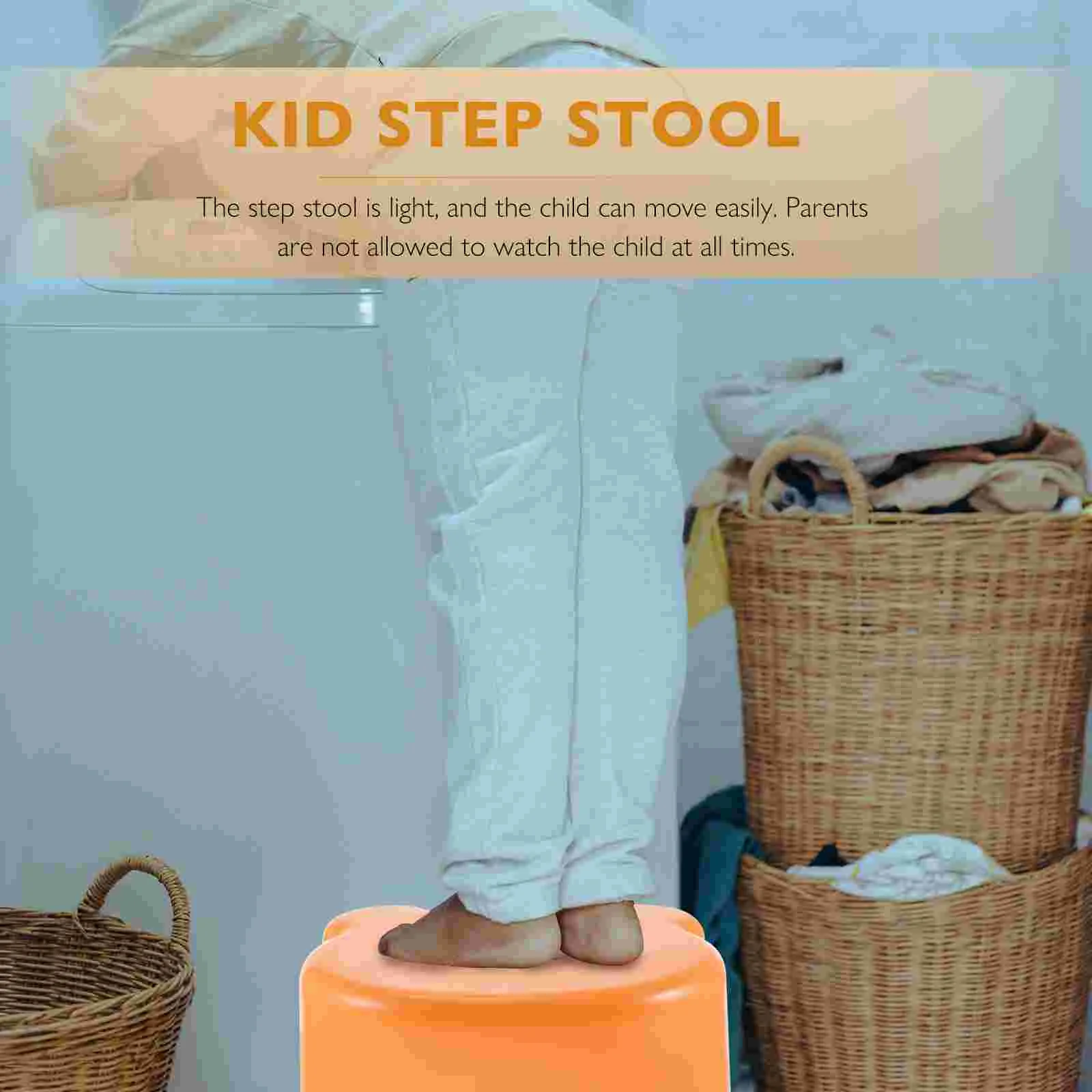 Seggiolino per bambini Sgabello in plastica per cartoni animati Sgabelli per bambini Bambino per adulti Bagno per bambini