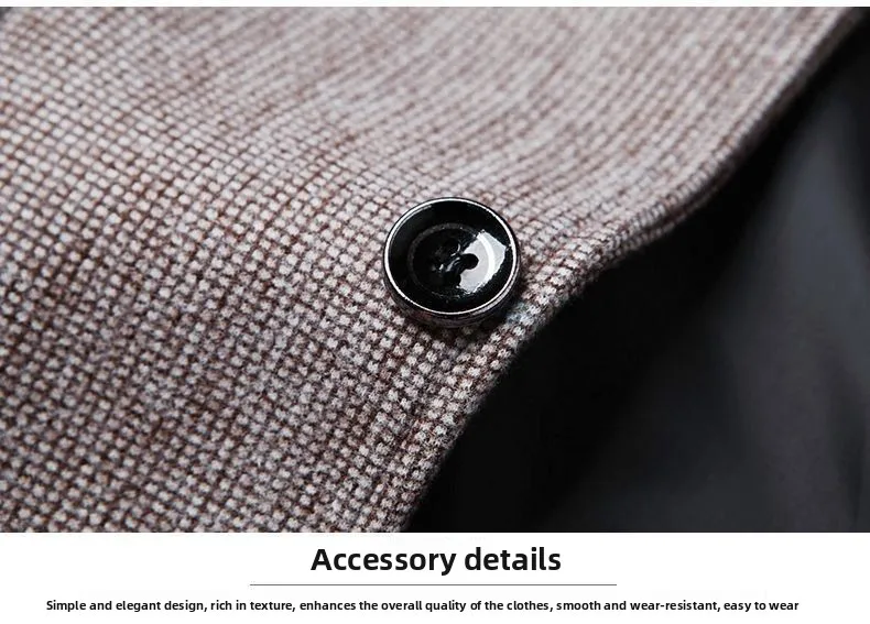 Herrenblazer, einfarbig, für Hochzeiten, Freizeit, Gastgeber, Gentleman, schmal geschnitten, trendig, vielseitig, Business-Blazer – Detail 17