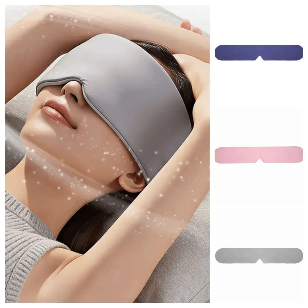 Light-Blocking Gravity Eye Mask Ice Silk Feeling Durable Deep Sleep Eye Mask Comfortable Breathable Weighted Sleep Mask Rest Aid