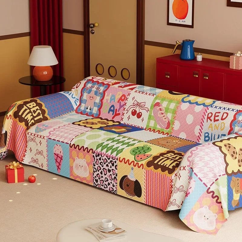 A Sofa Towel with Full Cover New Sofa Cover A Blanket for All Seasons Non-slip and Anti-cat Scratching Home Textile
