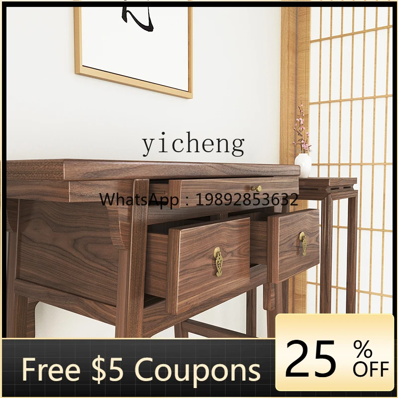 

H3-24 New Chinese Shrine Table Household Solid Wood Buddha Table Simple Table Modern