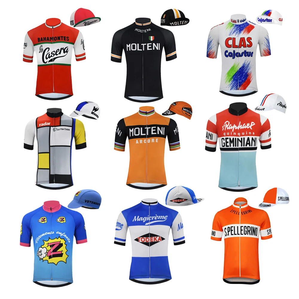 Molteni Retro Cycling Jersey Team Z Men Road Bike Jersey Breathable Mtb Wear Clothing Triathlon Pdm Maillot Ciclismo