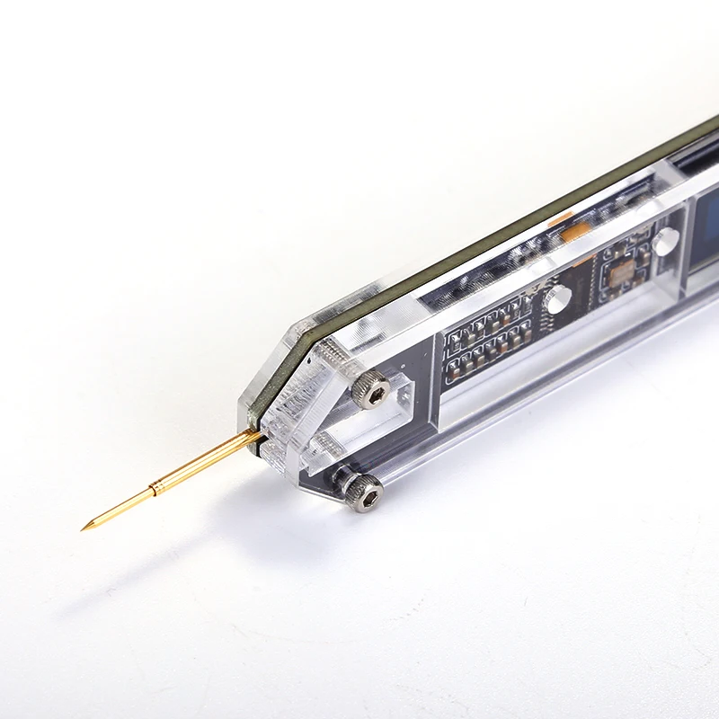 200 هرتز إلى 100 ميجا هرتز القلم نمط تردد متر OLED عرض عالية الدقة عداد التردد لقياس الترددات اللاسلكية هام جهاز الإرسال والاستقبال اللاسلكي #4