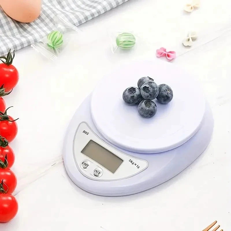 5kgElectronic Scales Portable Digital LED Display Food Balance Measuring Weight Scale Kitchen Baking Scale Kitchen Tools