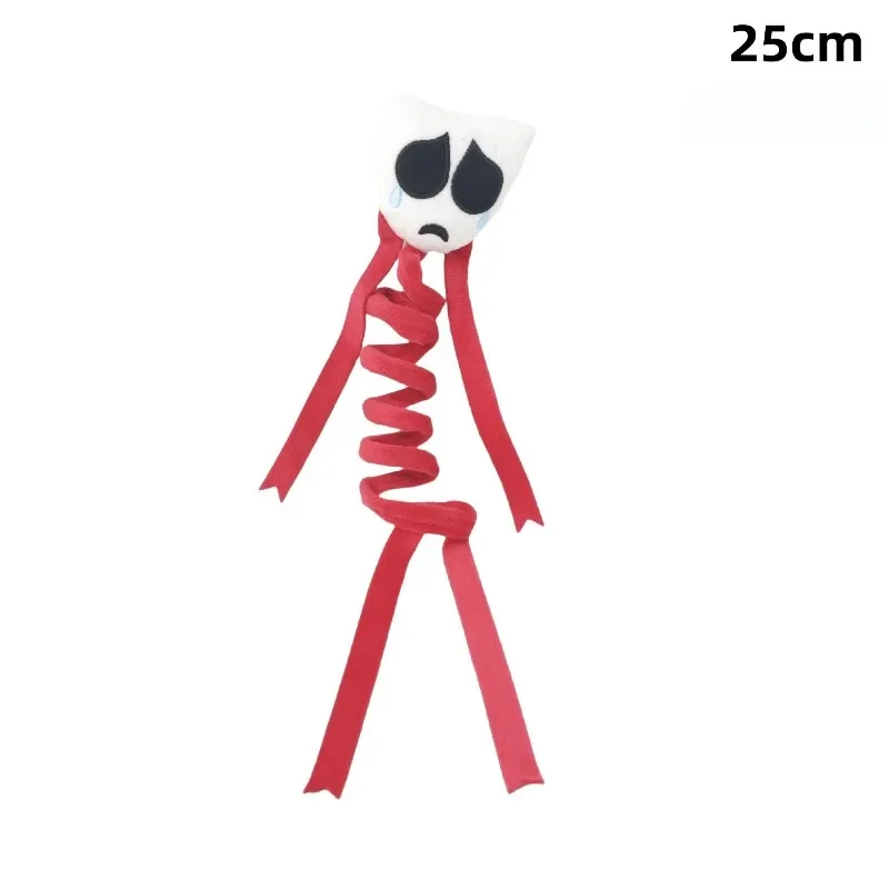 2026 Popular Cartoon White Skeleton Red Springman The Amazing Digital Circus Plush Toys Anime Peripheral Birthday Gifts
