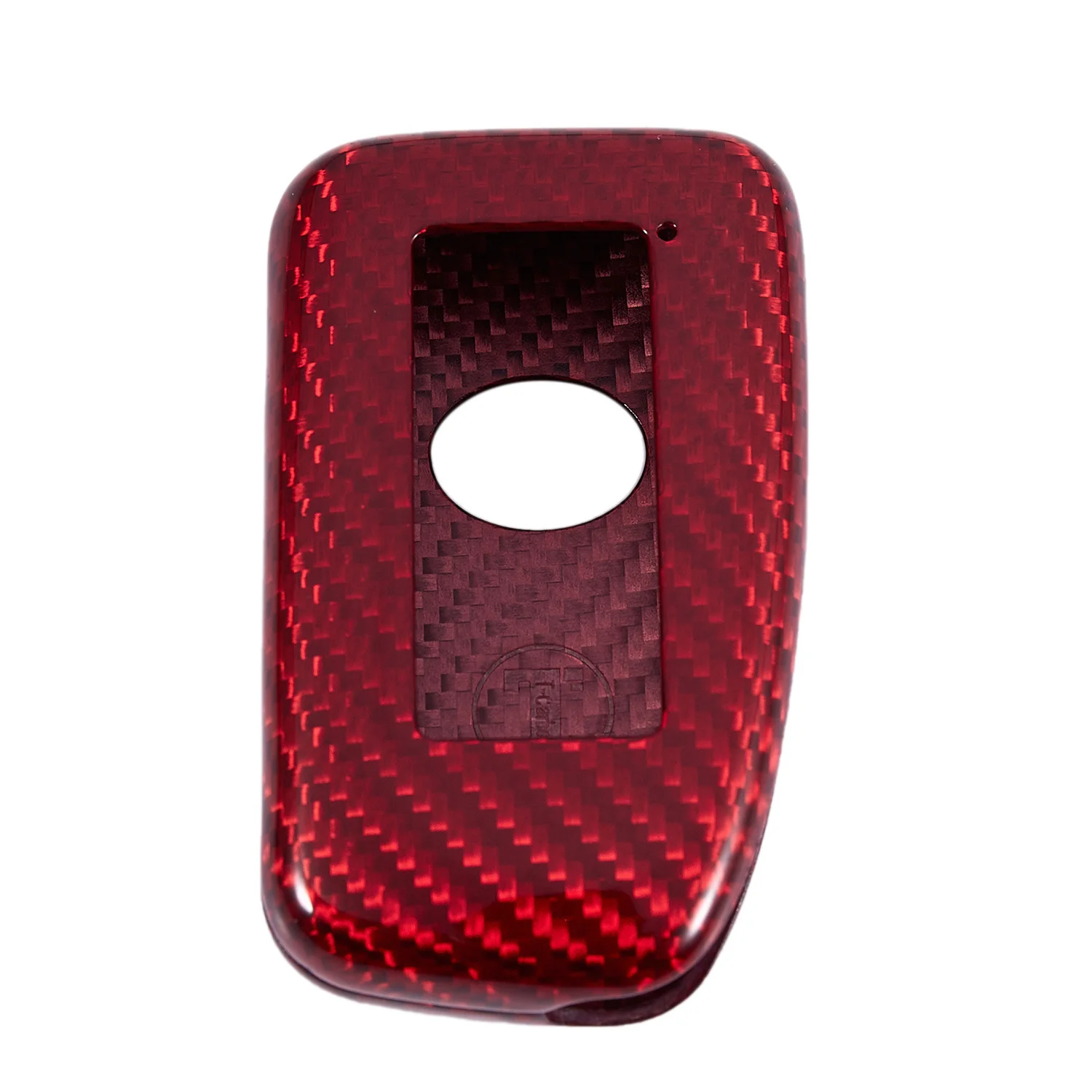 

Premium Real Carbon Fiber Red Snap on Case Fit for LEXUS 2014-2017 IS Smart Key Fob