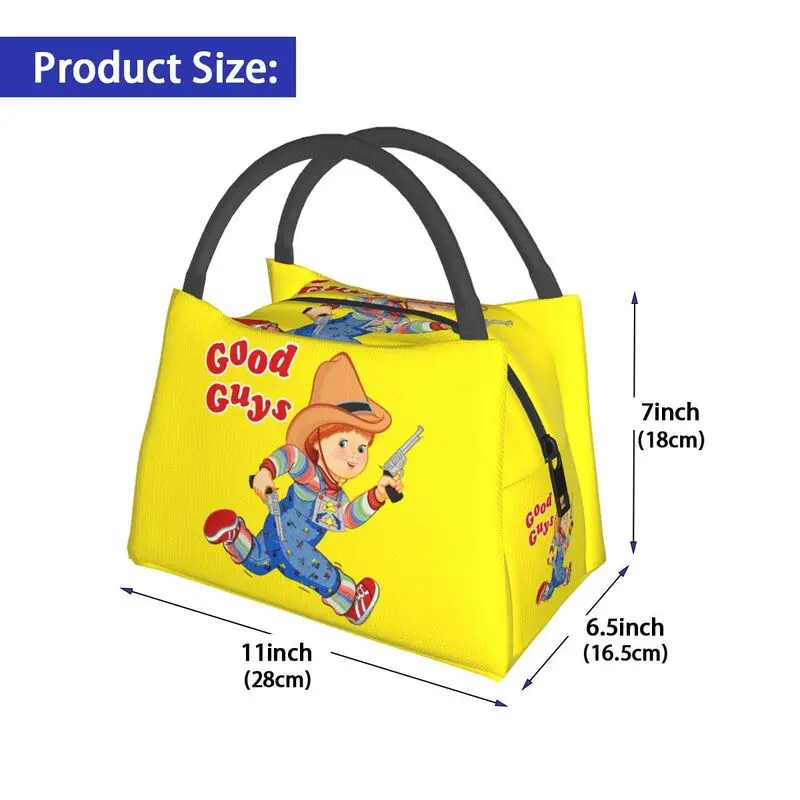 Good Guys-fiambrera térmica para niños y mujeres, bolsa de almuerzo con aislamiento térmico, ideal para el trabajo escolar, Picnic y comida