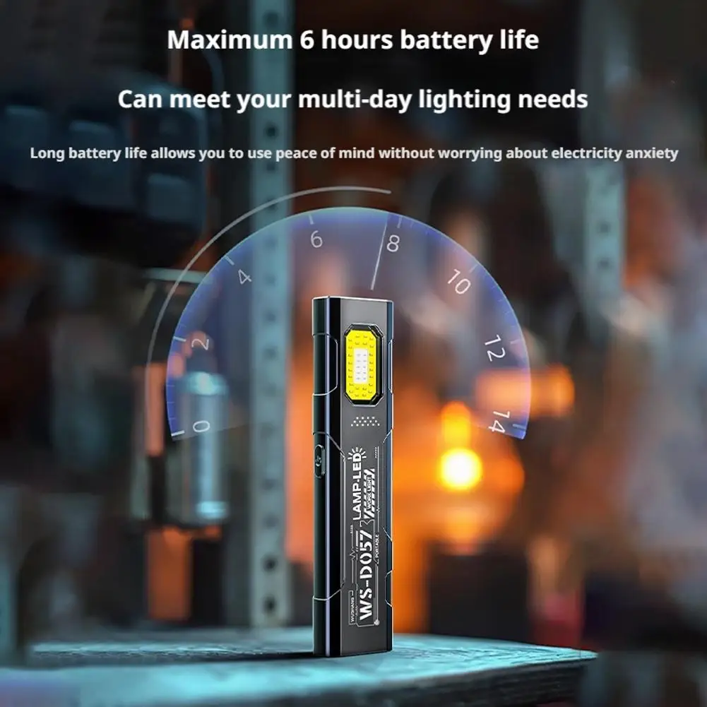 المحمولة البسيطة الشعلة ضوء جيب سلسلة المفاتيح LED مصباح يدوي USB-C مصباح بلاستيكي قابل لإعادة الشحن في الهواء الطلق ضوء العمل في حالات الطوارئ السفر
