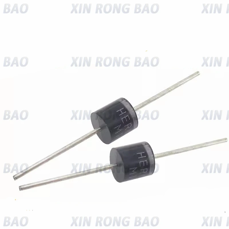 10pcs HER608 Rectifier Diode  6A  1000V Straight Plug R-6