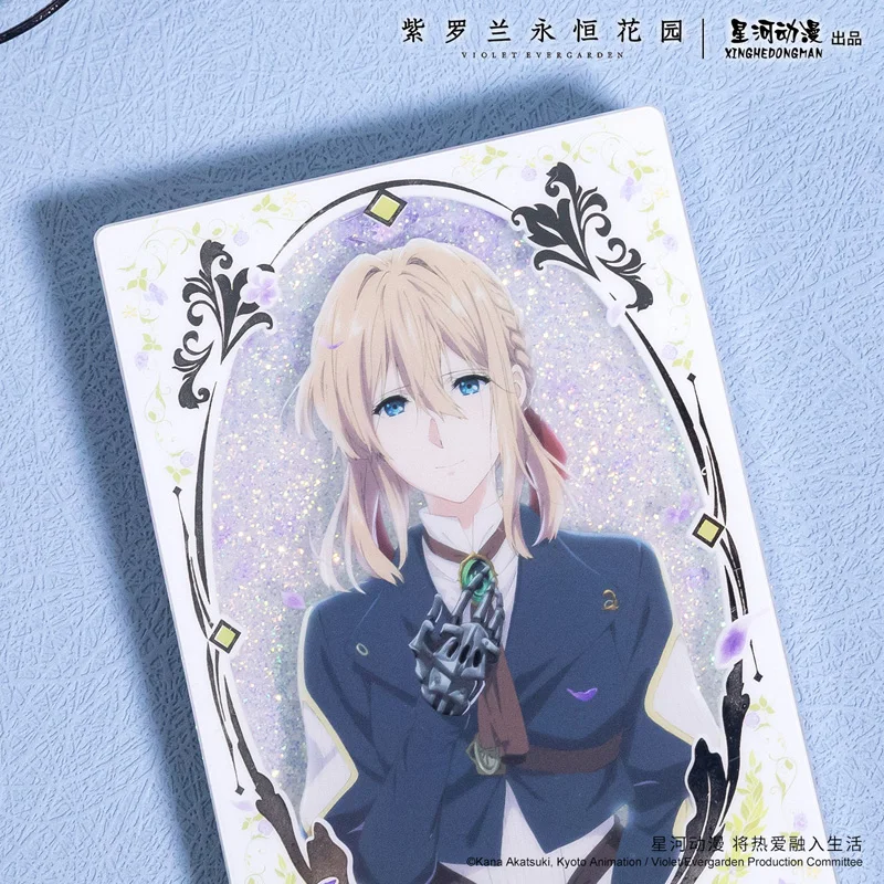 Violet Evergarden Flower Language Series China Autorização Oficial Acrílico Quicksand Placas de Pé