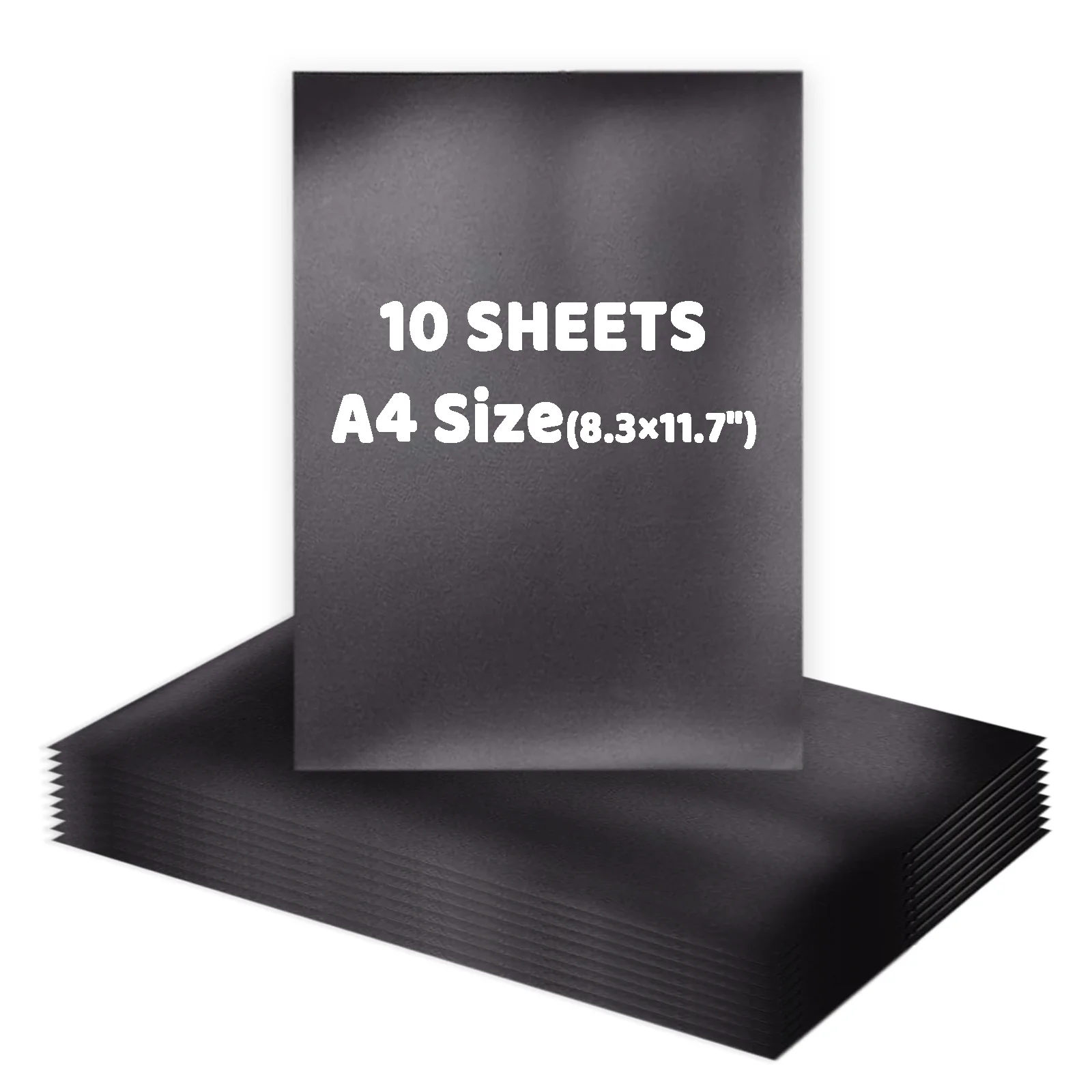 

10 Sheets A4 Flexible Magnetic Sheets Non-adhesive 12 Mils Single-Sided Magnetic for Cutting Die Storage & Organization