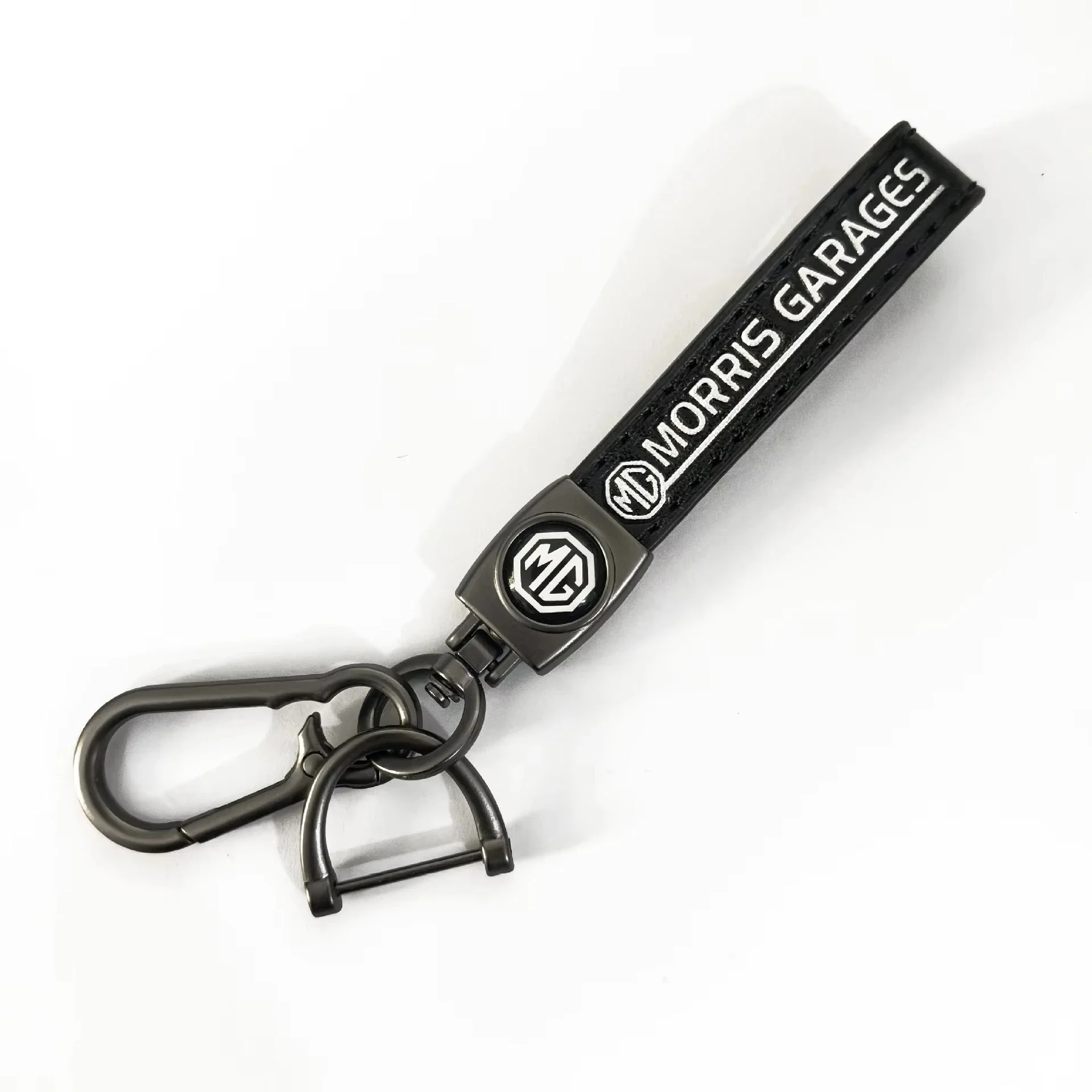 Morris Garages Cowhide Key Chain Gift Auto Accessory Fit MG ZS EV HS EHS PHEV MG3 MG4 MG5 MG6 MG7 GT ZR RX5 RX8 ONE Cyberster