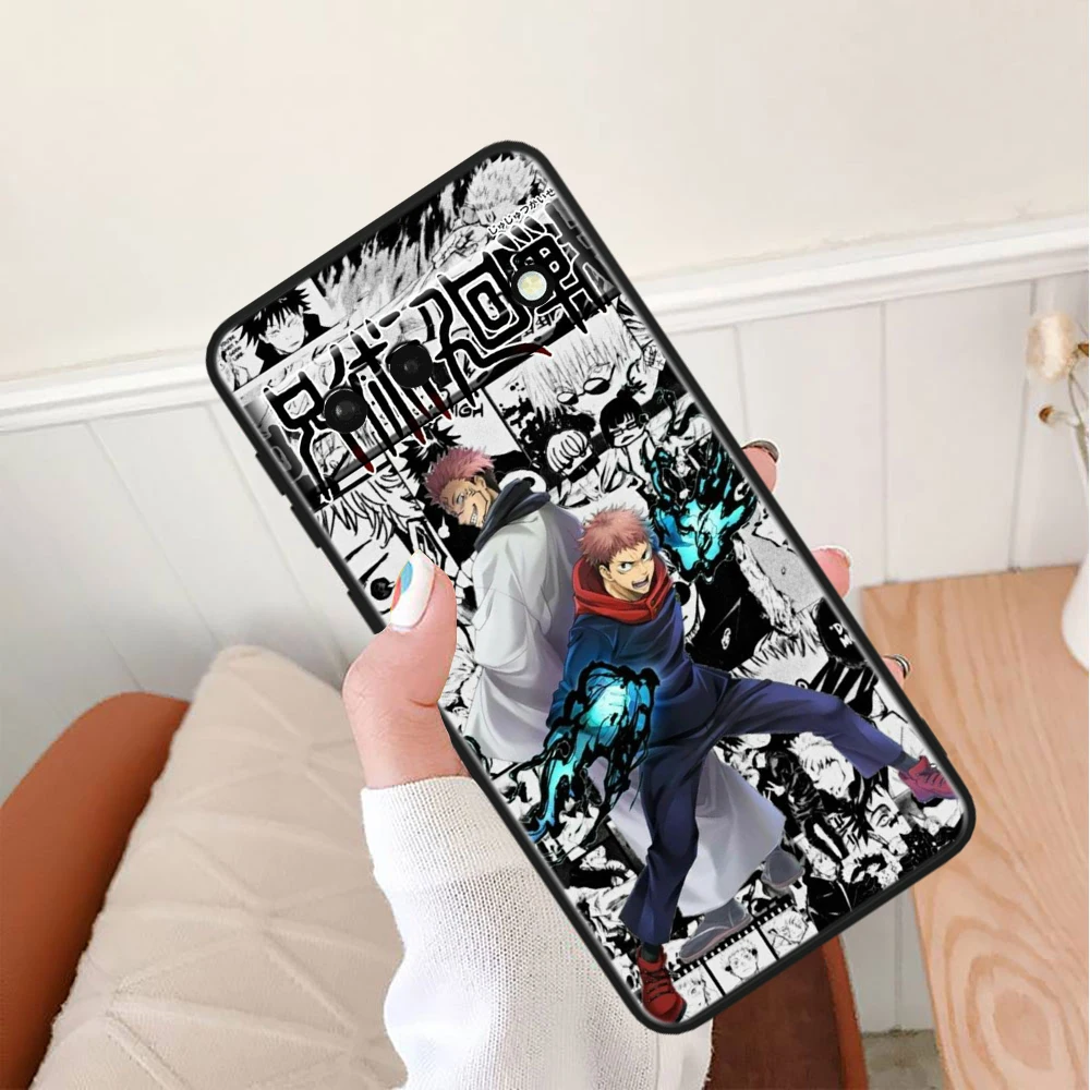 Jujutsu Kaisen Cool Gojo TPU Silicone Black Cover For Google Pixel 8 7A 7 6A 6 5A 5 5XL 4A 4XL 4 Pro 5G Phone Case