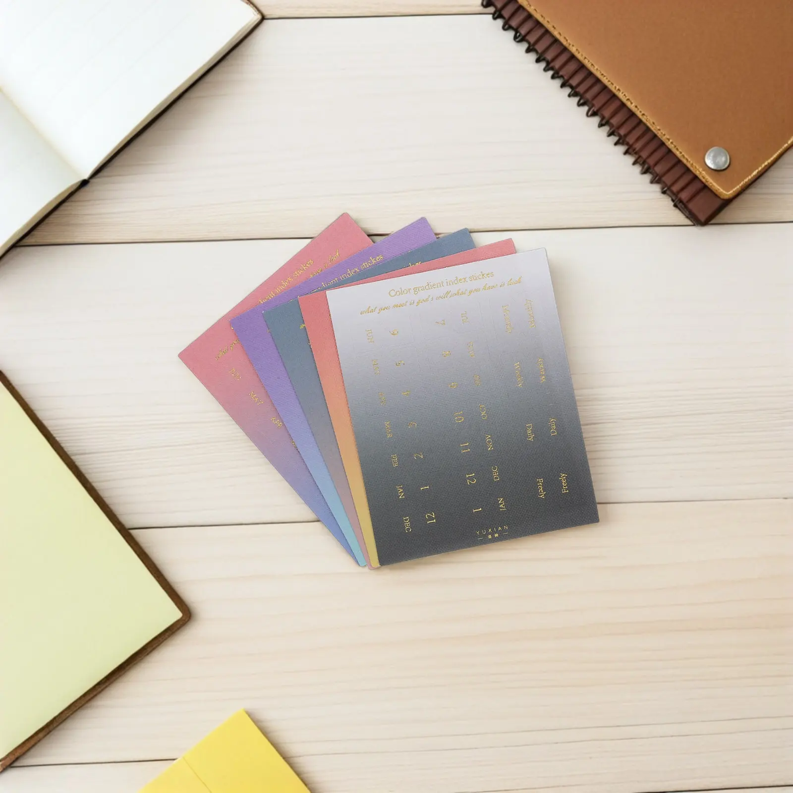 

10 листов ярких самоклеящихся стикеров-закладок для ежемесячного планирования, для ведения дневников, календарей, отслеживания встреч, надежные