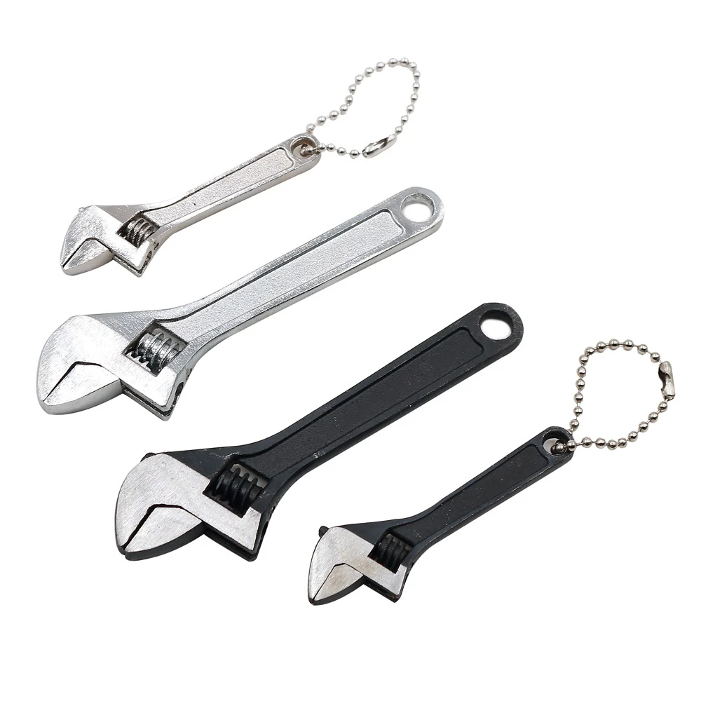 2.5/4-Inch Mini Adjustable Spanner Portable Alloy Steel Micro Adjustable Wrench Multifunction Small Spanners Durable Hand Tools