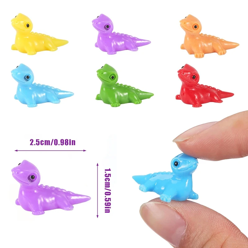 10/20Pcs Mini Resin Lizards Miniatures, Cute Animals Figurines for Micro Landscape Home Fairy Garden DIY Craft Decoration