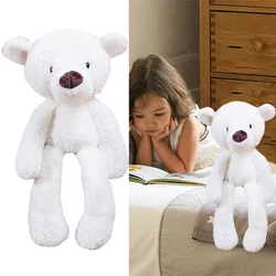 Teddy Bear Stuffed Animals, Big Teddy Bear White, Giant Bear Plush Gifts for Girlfriend Girls Christmas Valentine's Day, 14 Inch