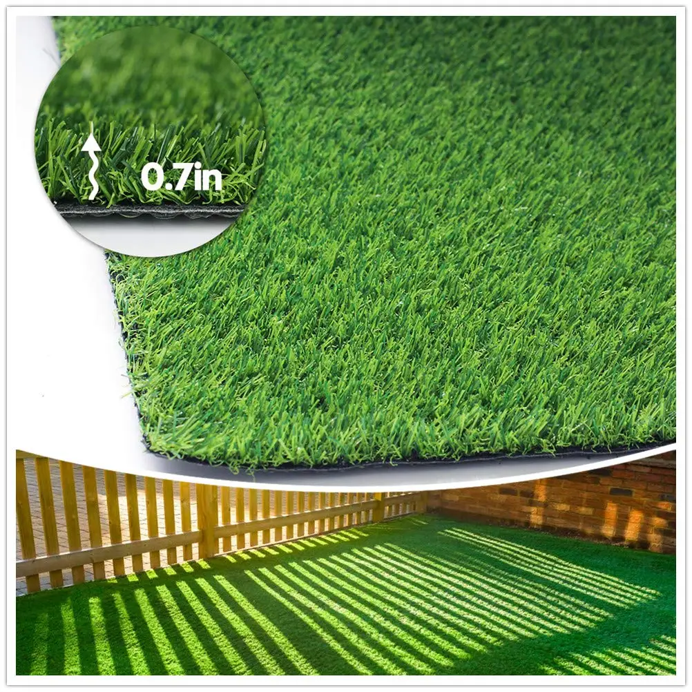 Artificial Grass Rug Synthetic Lawn 5x16 ft, Fake Grass Carpet for Dogs
