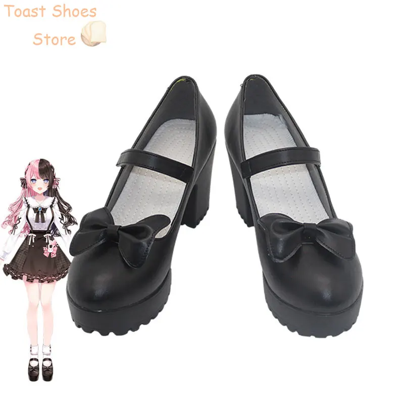 

Hinano Tachibana Cosplay Shoes Vtuber Cosplay Prop PU Leather Shoes Halloween Carnival Boots Costume Prop