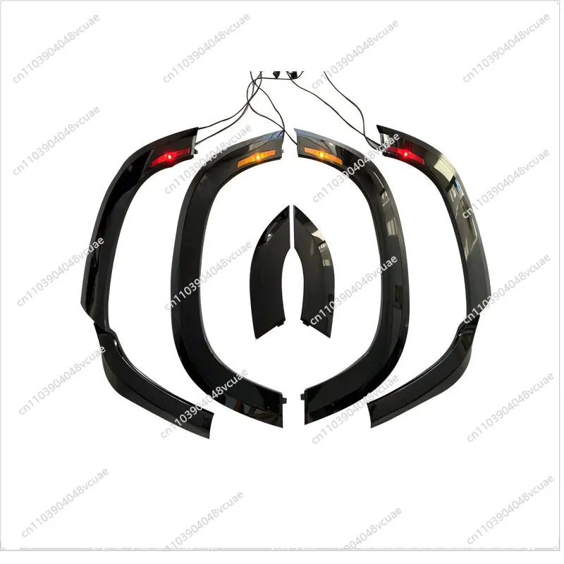 For Widened Black LED Eyebrow Strip with Front and Rear Lighting and Large Surround Body Modification