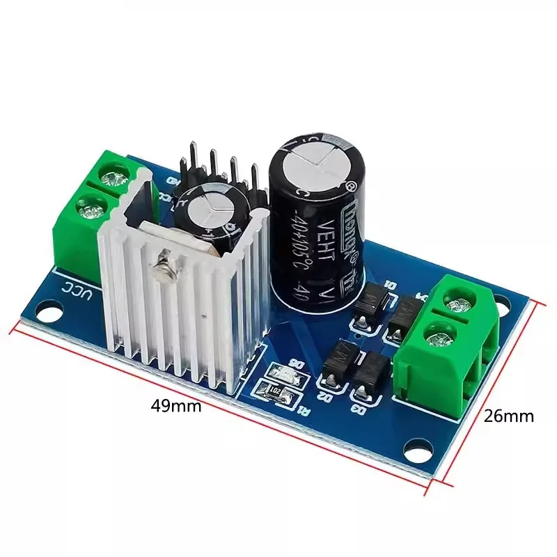 10pcs/lot LM7805/7809/7812 Three terminal voltage regulator power module AC/DC 8-24V to DC 5V 9V 12V