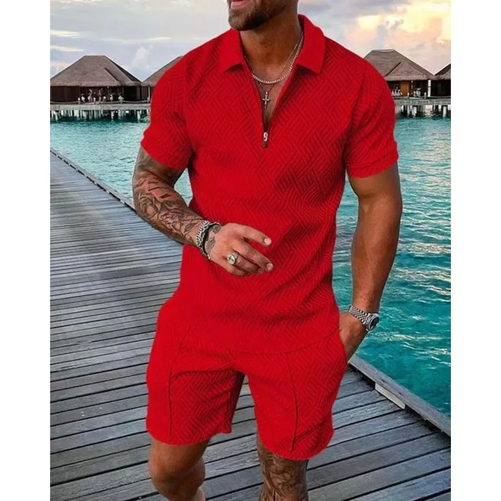 

New Summer Men's Faion Printed irt Set Comfortable Seven Sve Long Autumn Collection No Brand Registered Trademark