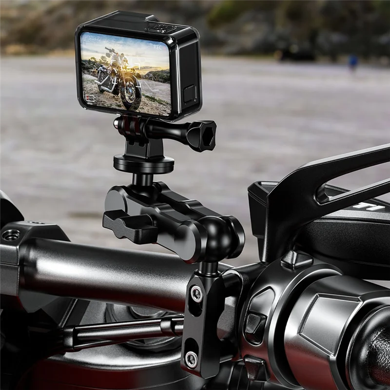 A73E-ذراع تمديد من الألومنيوم لقاعدة رأس كروية 25 مم مثالية للدراجة والدراجات النارية وحامل هاتف وذراع تمديد الكاميرا 6 سم #6