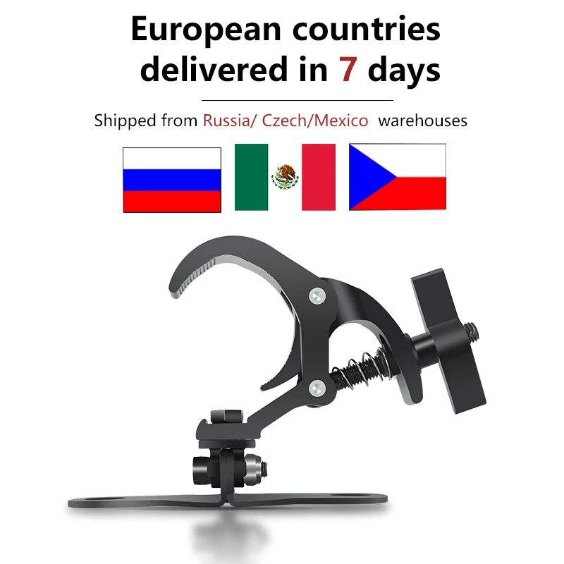 

1-10 pair of Aluminum Light Hooks Safety Load 50KG LED Moving Head Light Hook Stage Light Truss Spring Hook Light Hook