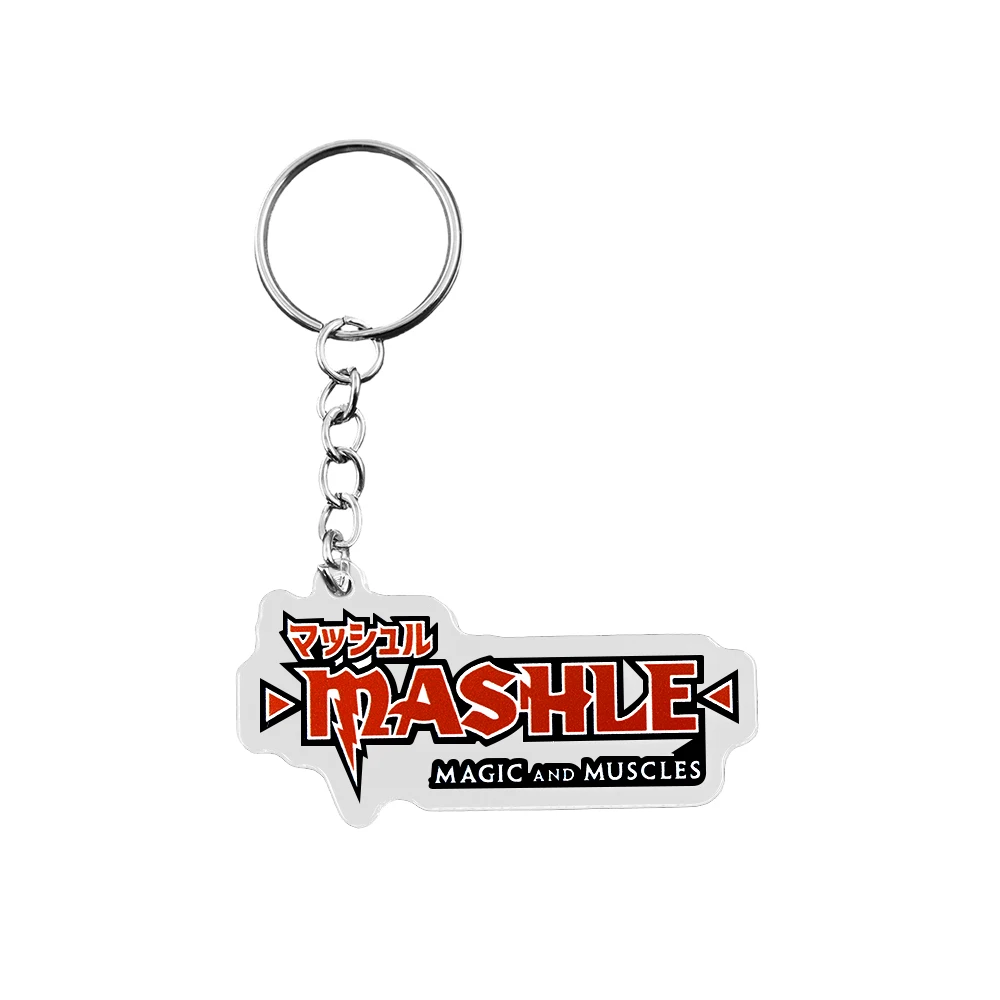 MASHLE: MAGIC AND MUSCLES Anime Schlüsselanhänger Cartoon-Logo Fantasy Lustige Comics Schlüsselring Anhänger für Rucksack Kleidung Hut Accessoire – Detail 1