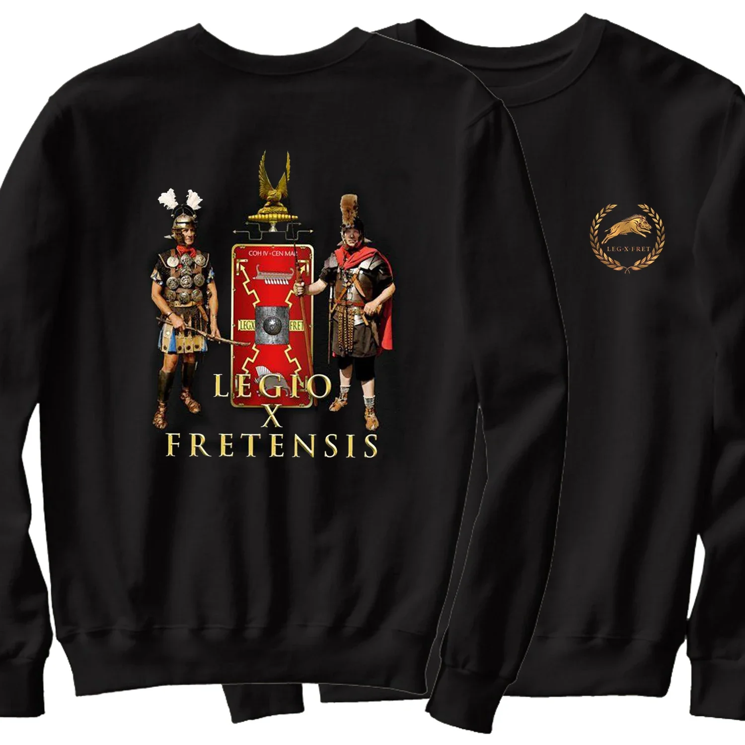 Legio X Fretensis | Ancient Rome Tenth Legion Pullover Hoodie 100% Cotton Comfortable Casual Mens Sweatshirt Fashion Streetwear