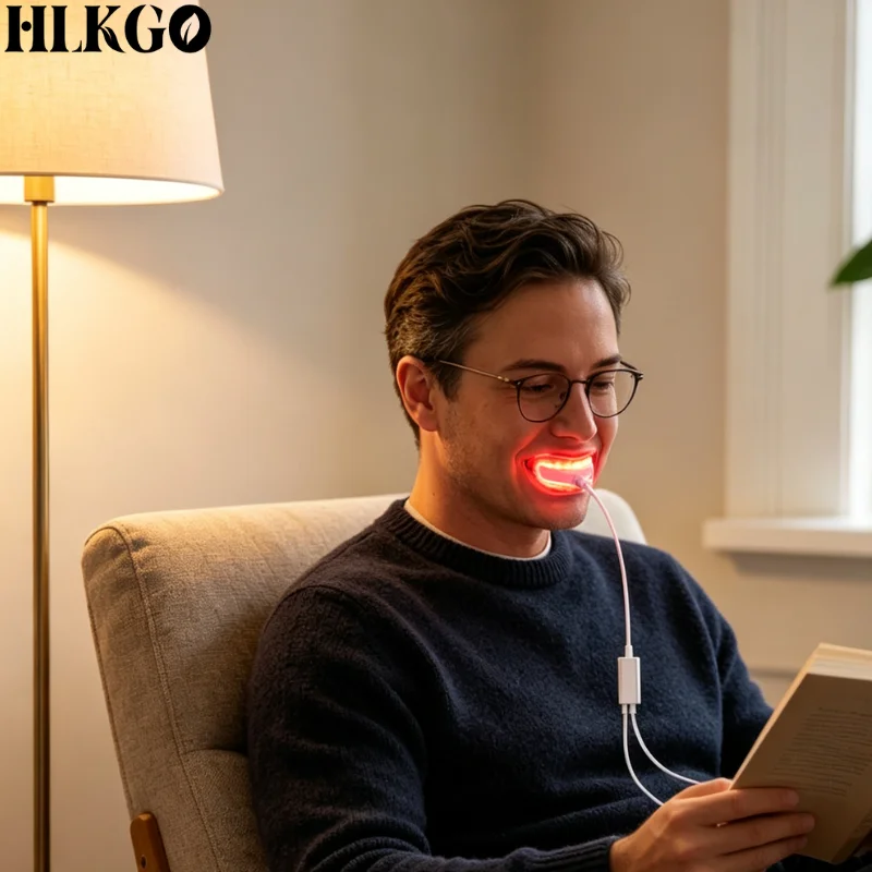 Red Light Laser Therapy Device for TMJ Gum Inflammation Pain Relief Oral Care Home Treatment