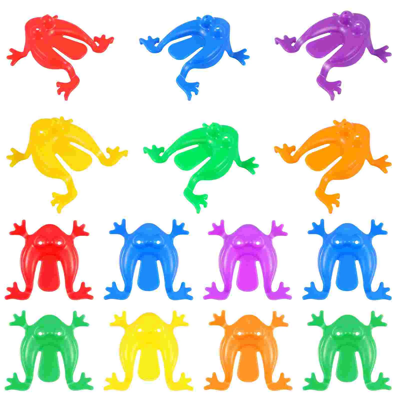 TOYMYTOY 24Pcs Funny Jump Leaping Toys Educational Plaything Party Favors for Kids Prize Gift