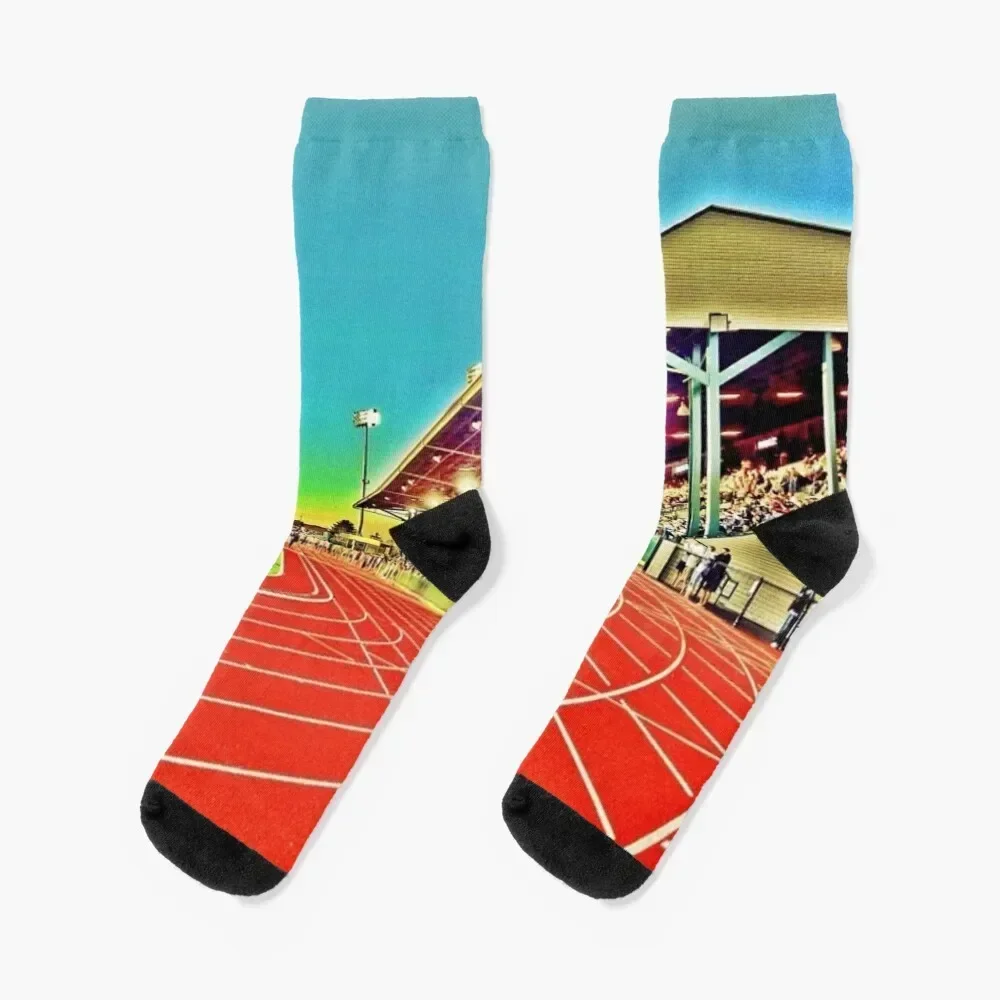 

Runners Track and Field Pop Art Socks cartoon Antiskid soccer designer brand aesthetic Socks Woman Men's