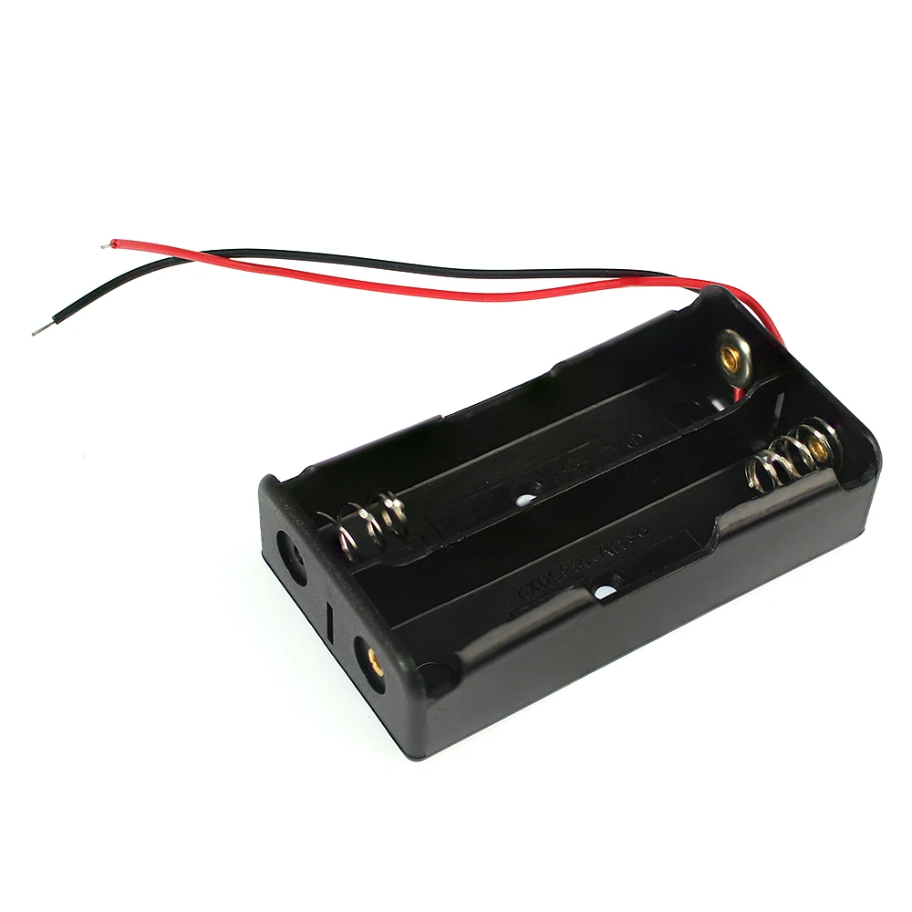 1x 2x 3x 4x Battery Storage Box 18650 Power Bank Cases  1 2 3 4 Slot Batteries Clip Holder Container With Wire Lead Pin