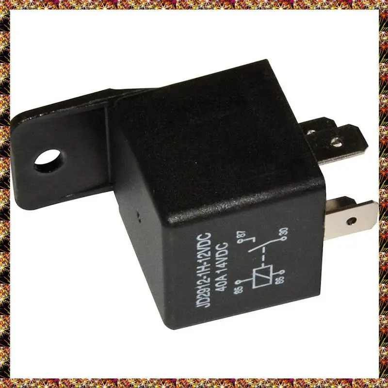 BTCL 2 Packs Of Relays 4-Pin 12V 40A Relay Kit Spst Model: JD2912-1H-12VDC 40A 14VDC Car Switch And Starter