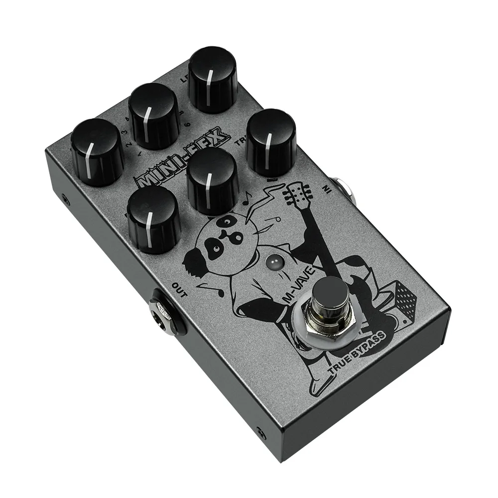 M-VAVE Electric Effects Pedals Heavy Metal Electric Guitar Overload Distortion Effector 3-section EQ Adjuster British Pedal