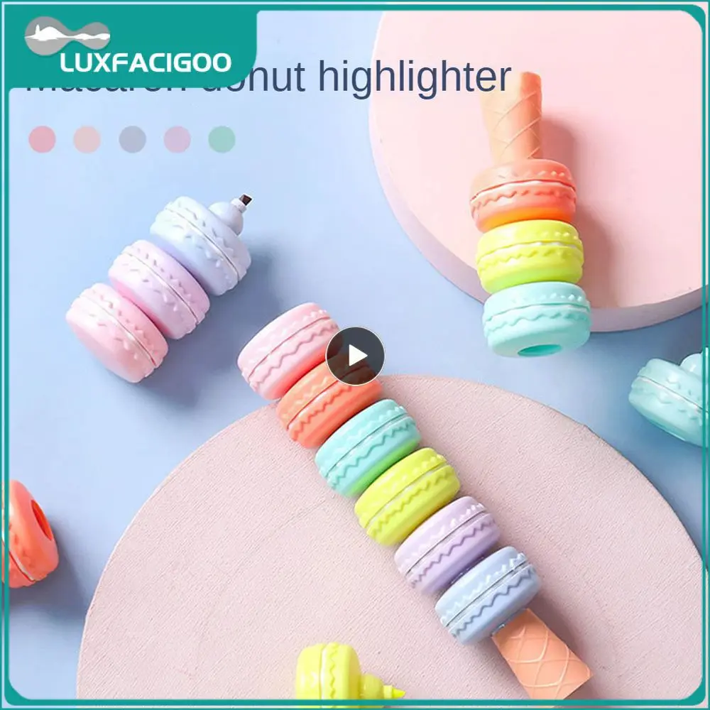 Маркер Прочный и экологически фри Удобная ручка Быстросохнущий маркер Компактная и портативная художественная ручка в форме макарон