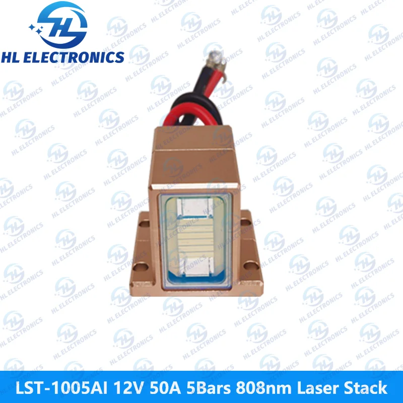 LST-1005AI 12V 50A 5Bars 250W 808nm Laser Stack for Hair Removal