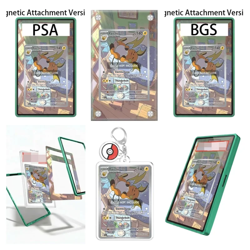 Porte-clés de protection en acrylique recyclable pour figurine d'art Pokémon Paldea Evolved Raichu, cadeau pour les fans d'anime