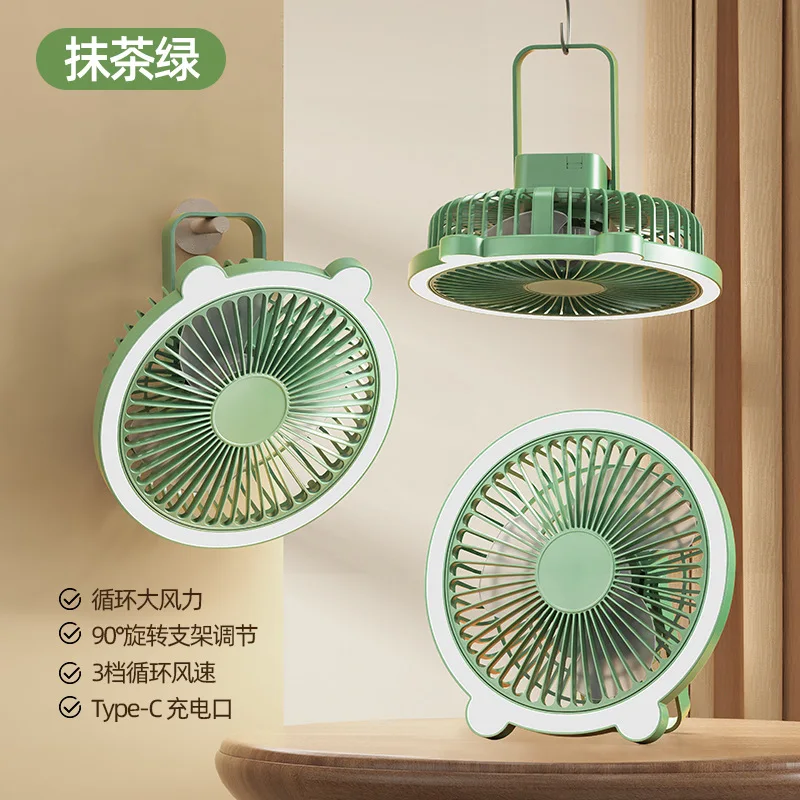 Customized. New Small Fan Desktop Foldable Portable USB Desk Lamp Fan Wall-mounted Ceiling Fan Home Dormitory Fan