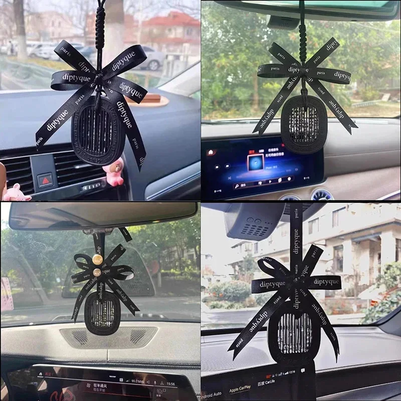 2024 Diptyques Car Fragrance Aromatherapy Smell Remover Keep The Air Fresh Multiple Fragrances Hanging Rope Perfume Diffuser