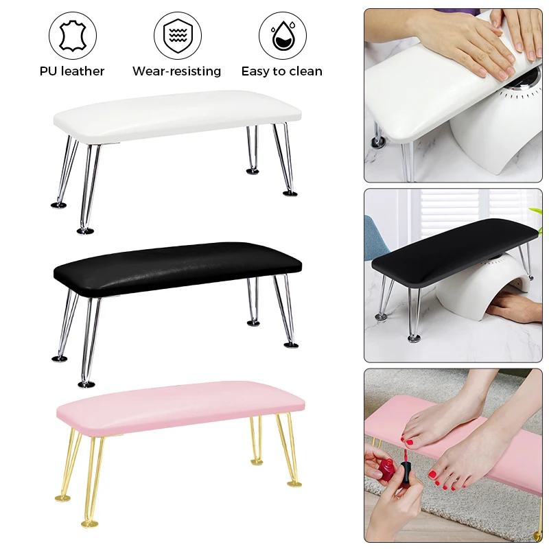 

Nail Arm Rest with Bracket Professional Stand Table Desk for Home Nail Dryer Nail Arm Rest Hand Pillow Cushion Table Manicure