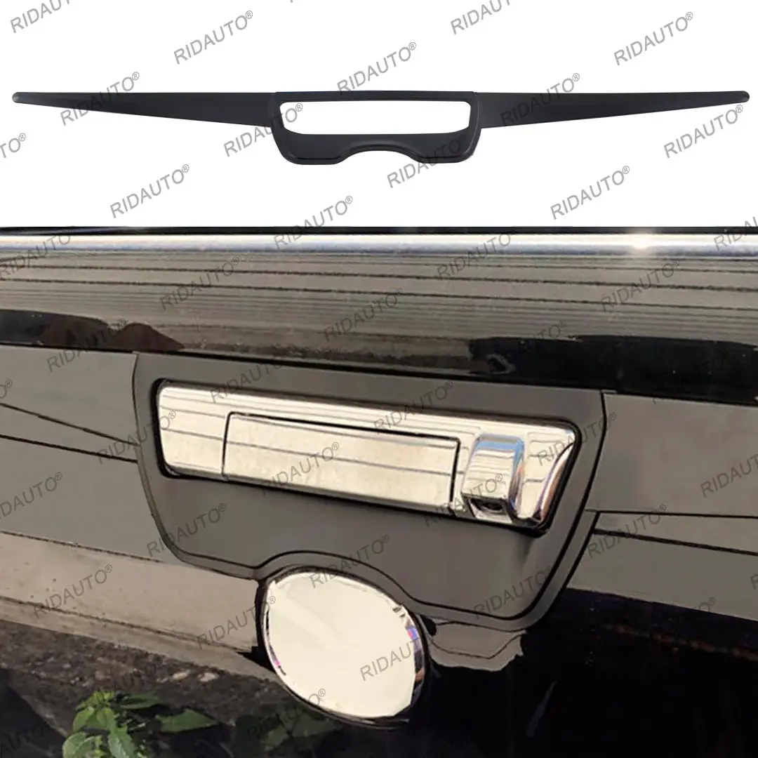 Tailgate Handle Cover Sticker Molding Trim For Mazda BT50 2021 2022 2023 2024 Matte Black Rear Back Tail Gate Door Decorations