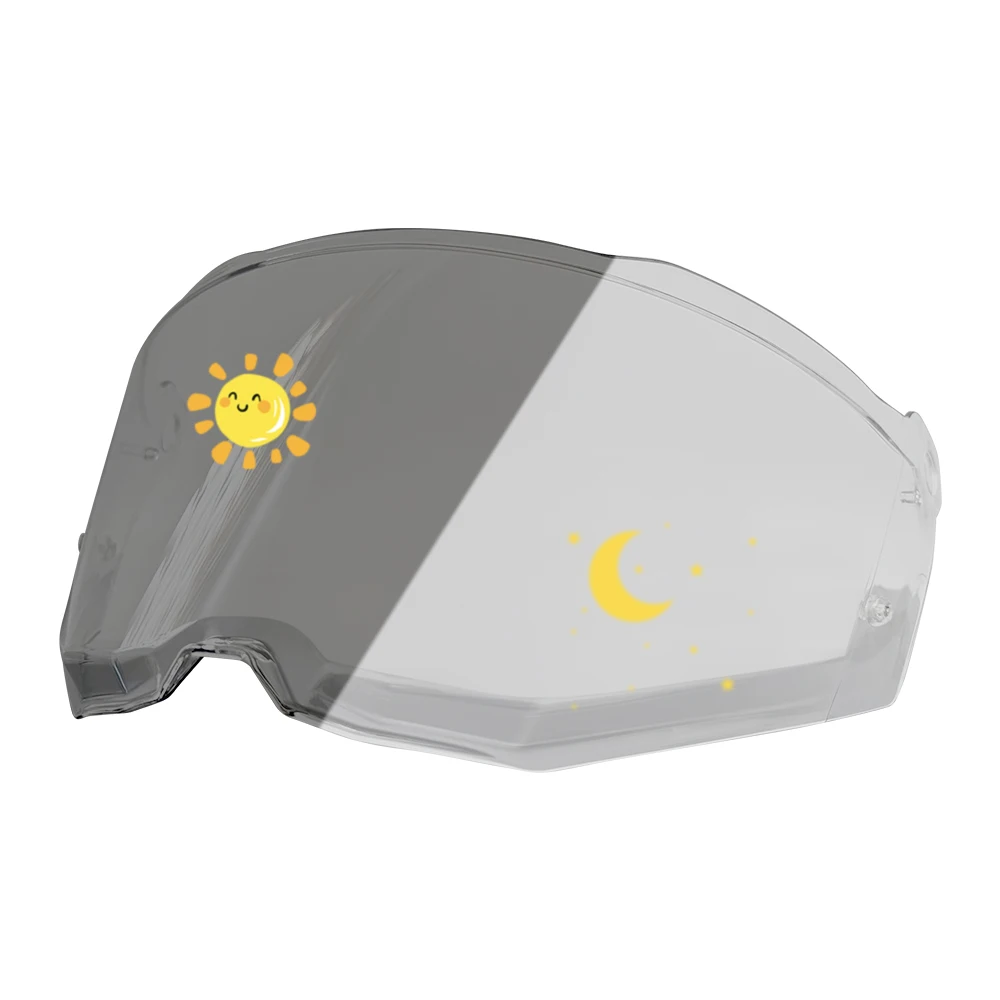Visor For LS2 MX702 PIONEER II Carbon Helmet Replacement Anti-UV Lens