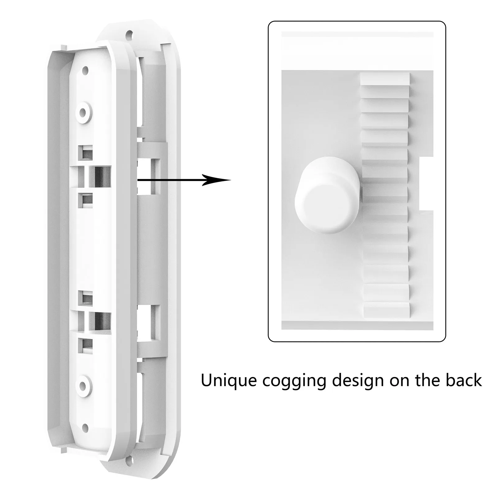 Soporte de montaje en pared para timbre, montaje en ángulo ajustable para vídeo, ajuste giratorio de 45 grados