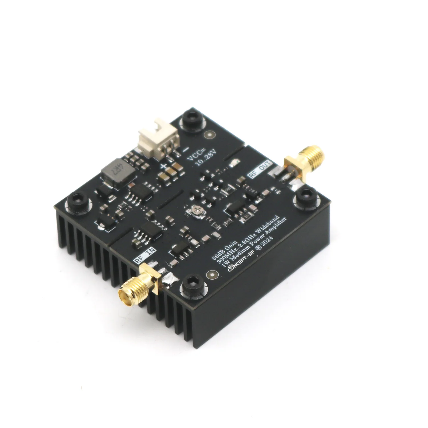300M-2.8GHz 1W Wzmacniacz mocy RF 36dB Sterownik Radio Medium Wave UHF Nadajnik FM Walkie Talkie WIFI 2.4Ghz 433Mhz 915Mhz AMP — zdjęcie 6