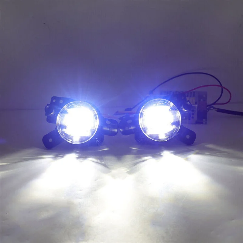 

R1-1Set Car Front Bumper LED Fog Light +Fog Lamp Cover+Harness Kit For Colorado 2023 2024 Daytime Running Lights Parts
