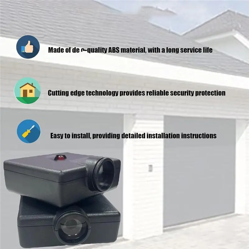 [NEW A09R!】 Replacement For Genie/For Overhead Garage Door Sensors, Garage Door Sensors Bracket, GSTB-R STB-BL Garage Sensor