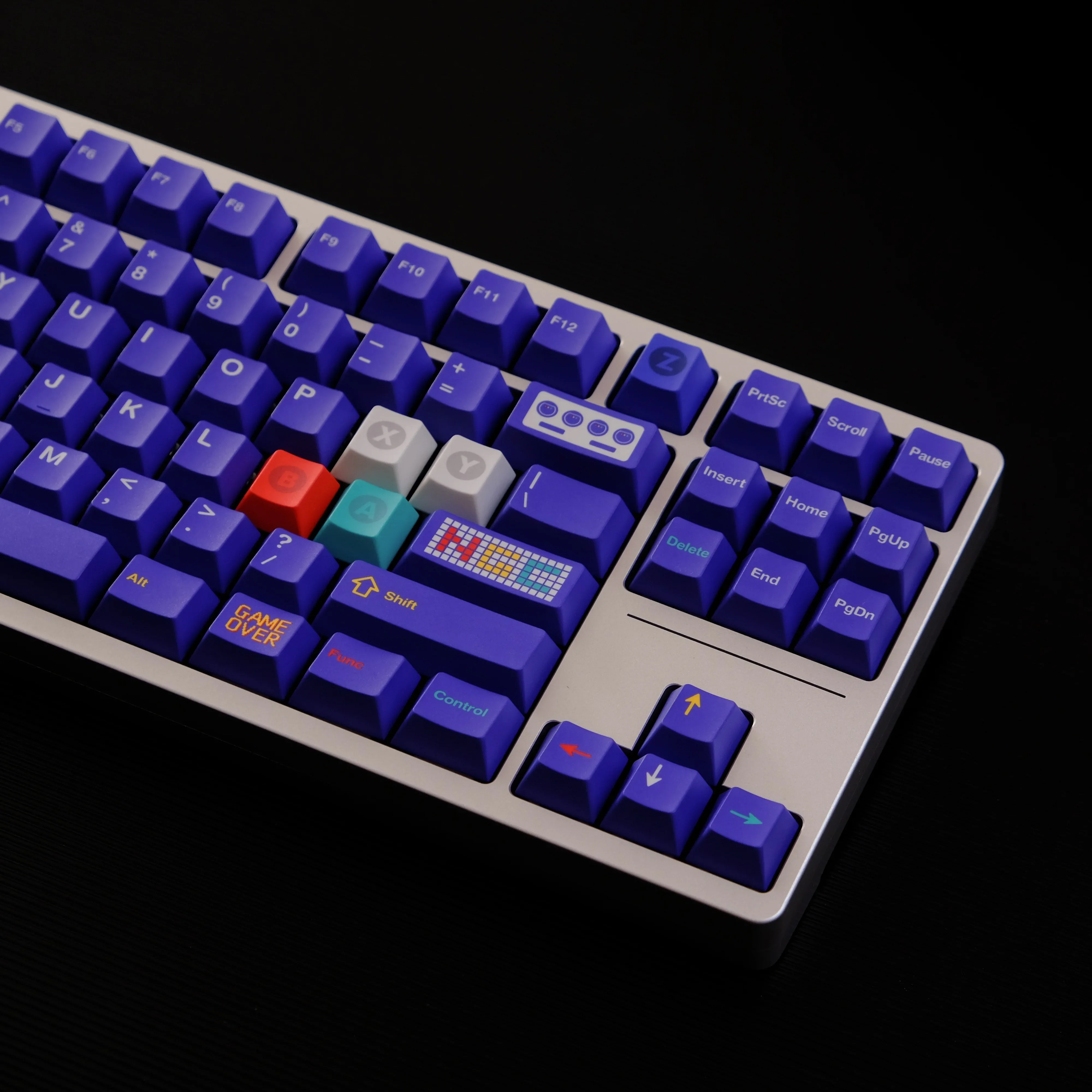 Aifei NGC أغطية مفاتيح أرجوانية لعبة PBT صبغ التسامي ارتفاع الكرز للوحة المفاتيح الميكانيكية AULA F75 Mad 60 Ajazz Anne Pro 2 GK61 #5